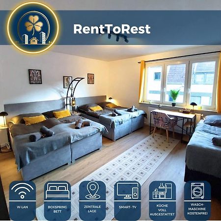 Ferienwohnung Rtr Essen - Fuer Bis Zu 8 Personen - Voll Ausgestattet - Zentral Limbecker Platz - Messe - Uniklinikum - Smart Tv - Modern Exterior foto